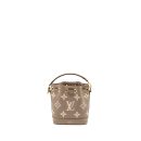 AAA Replica Louis Vuitton LV NANO NOE MONOGRAM EMPREINTE CALFSKIN LEATHER GREY GHW