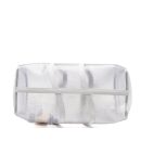 AAA Replica Louis Vuitton LV WAVY KEEPALL 50 EPI PLAGE WHITE