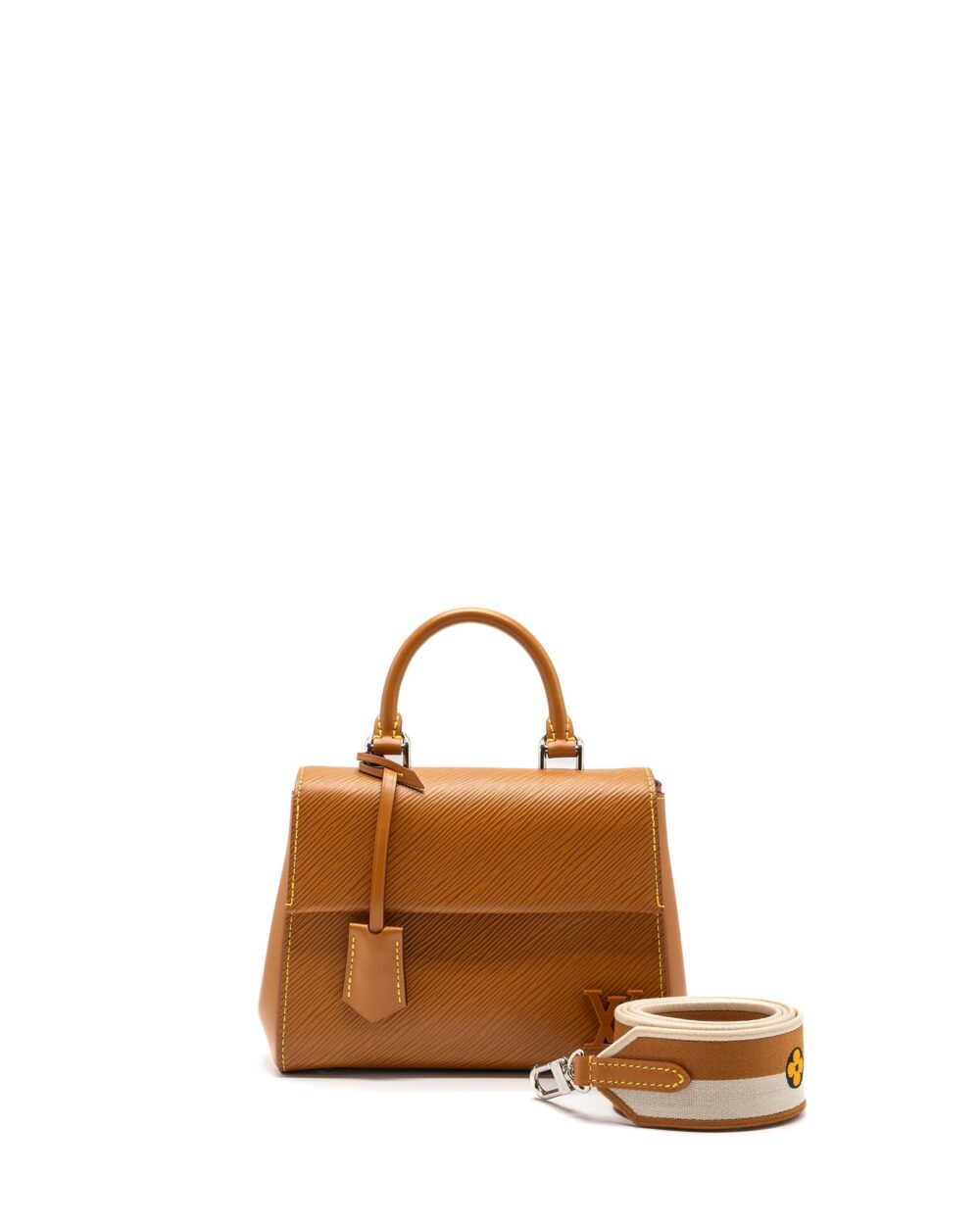 AAA Replica Louis Vuitton LV CLUNY MINI EPI GOLD MIEL SHW