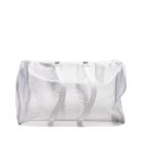 AAA Replica Louis Vuitton LV WAVY KEEPALL 50 EPI PLAGE WHITE