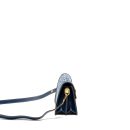 AAA Replica Louis Vuitton LV MINI DAUPHINE DENIM BLUE GHW