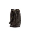 AAA Replica Louis Vuitton LV LIN NOE BAG FABRIC / LEATHER EBENE GHW