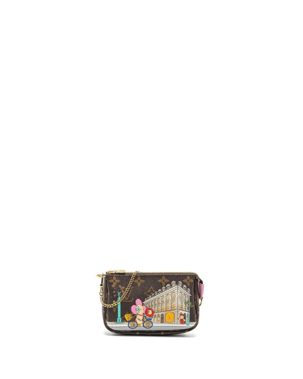 AAA Replica Louis Vuitton LV MINI POCHETTE HOLIDAY LIMITED PRINT MONOGRAM CANVAS GHW