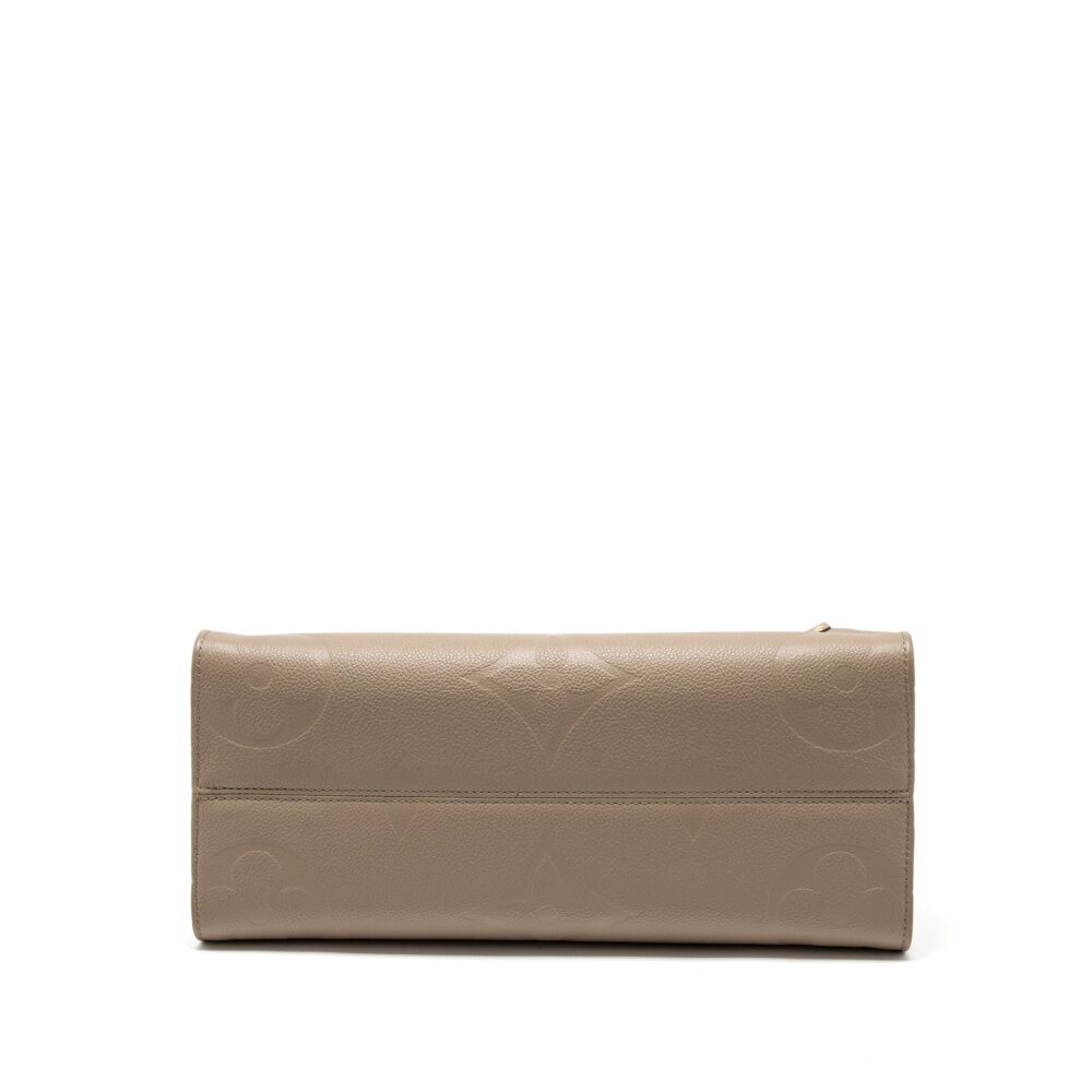 AAA Replica Louis Vuitton LV ON THE GO MM MONOGRAM EMPREINTE TOURTERELLE GHW