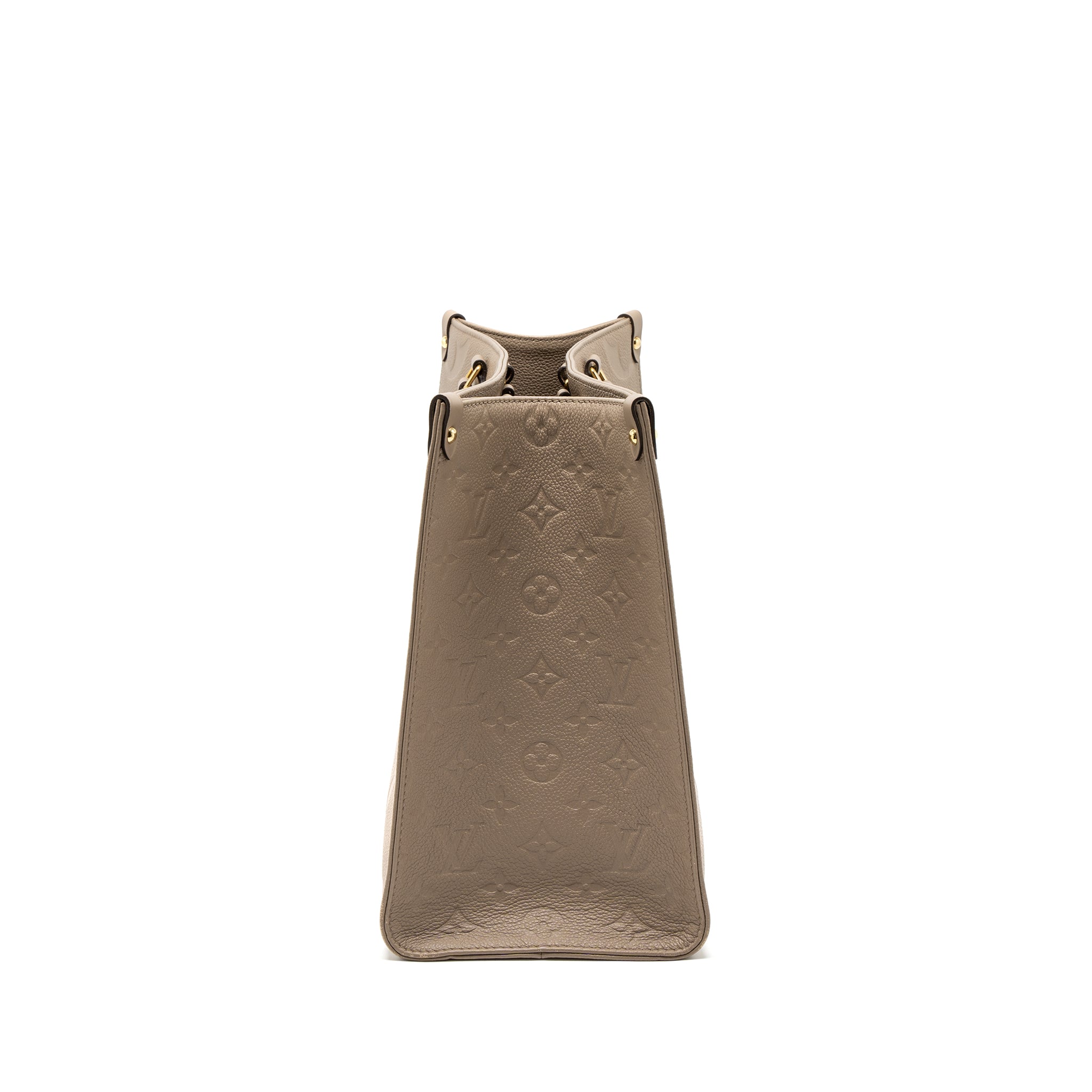 AAA Replica Louis Vuitton LV ON THE GO MM MONOGRAM EMPREINTE TOURTERELLE GHW