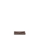 AAA Replica Louis Vuitton LV SARAH WALLET DAMIER EBENE / ROSE BALLERINE