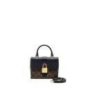 AAA Replica Louis Vuitton LV LOCKY BB MONOGRAM CANVAS/LEATHER BLACK GHW