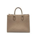 AAA Replica Louis Vuitton LV ON THE GO MM MONOGRAM EMPREINTE TOURTERELLE GHW
