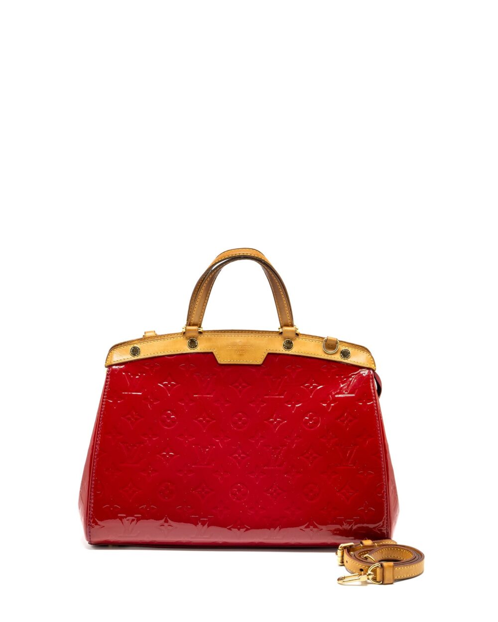 AAA Replica Louis Vuitton LV VERNIS BREA MM BAG MONOGRAM PATENT ROSE INDIAN GHW