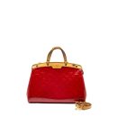 AAA Replica Louis Vuitton LV VERNIS BREA MM BAG MONOGRAM PATENT ROSE INDIAN GHW