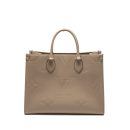 AAA Replica Louis Vuitton LV ON THE GO MM MONOGRAM EMPREINTE TOURTERELLE GHW