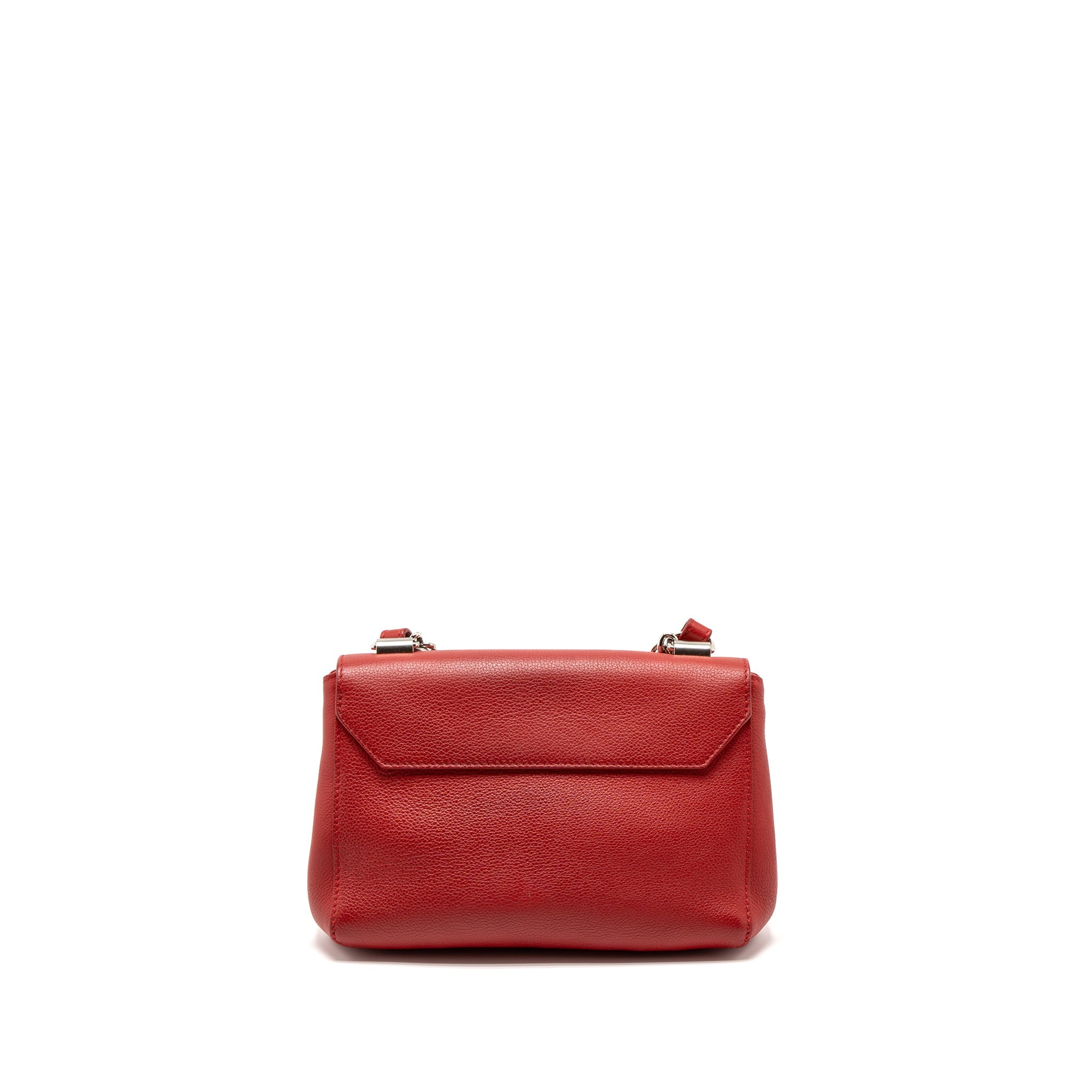 AAA Replica Louis Vuitton LV LOCKME II BB CALFSKIN RUBIS SHW