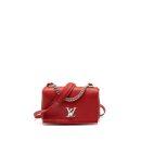 AAA Replica Louis Vuitton LV LOCKME II BB CALFSKIN RUBIS SHW
