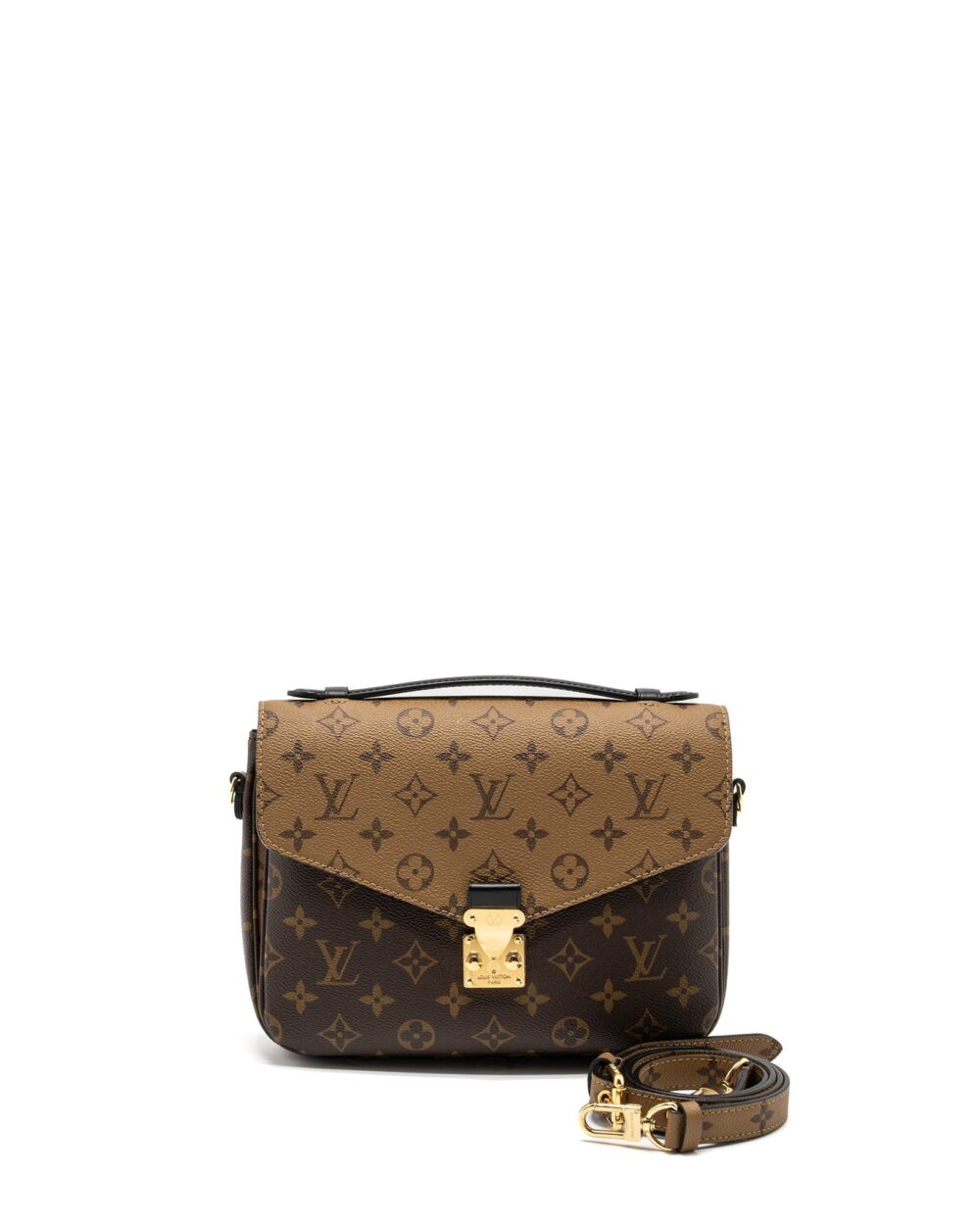 AAA Replica Louis Vuitton LV POCHETTE MÉTIS MONOGRAM REVERSE CANVAS GHW