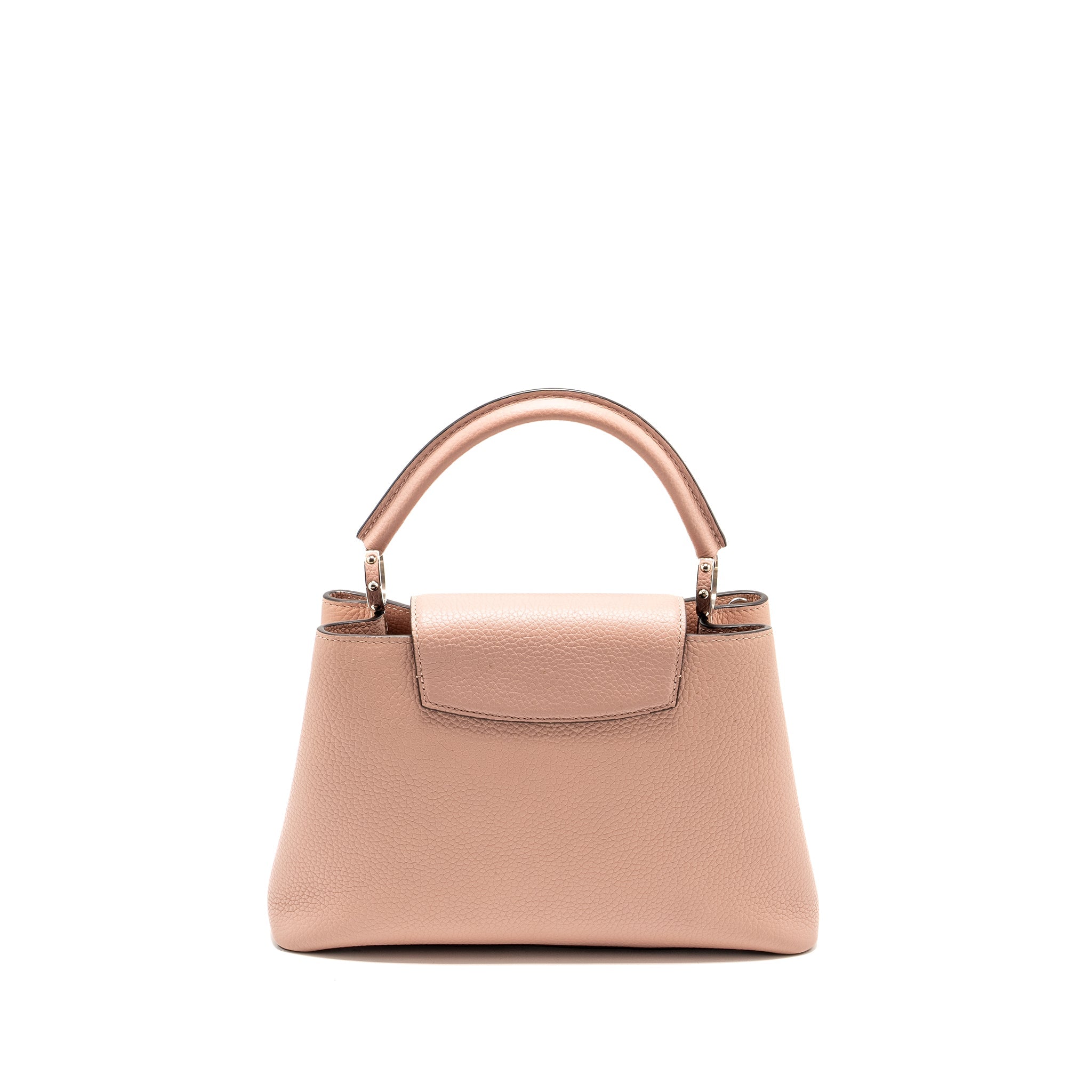 AAA Replica Louis Vuitton LV CAPUCINES MM TAURILLON PINK SHW