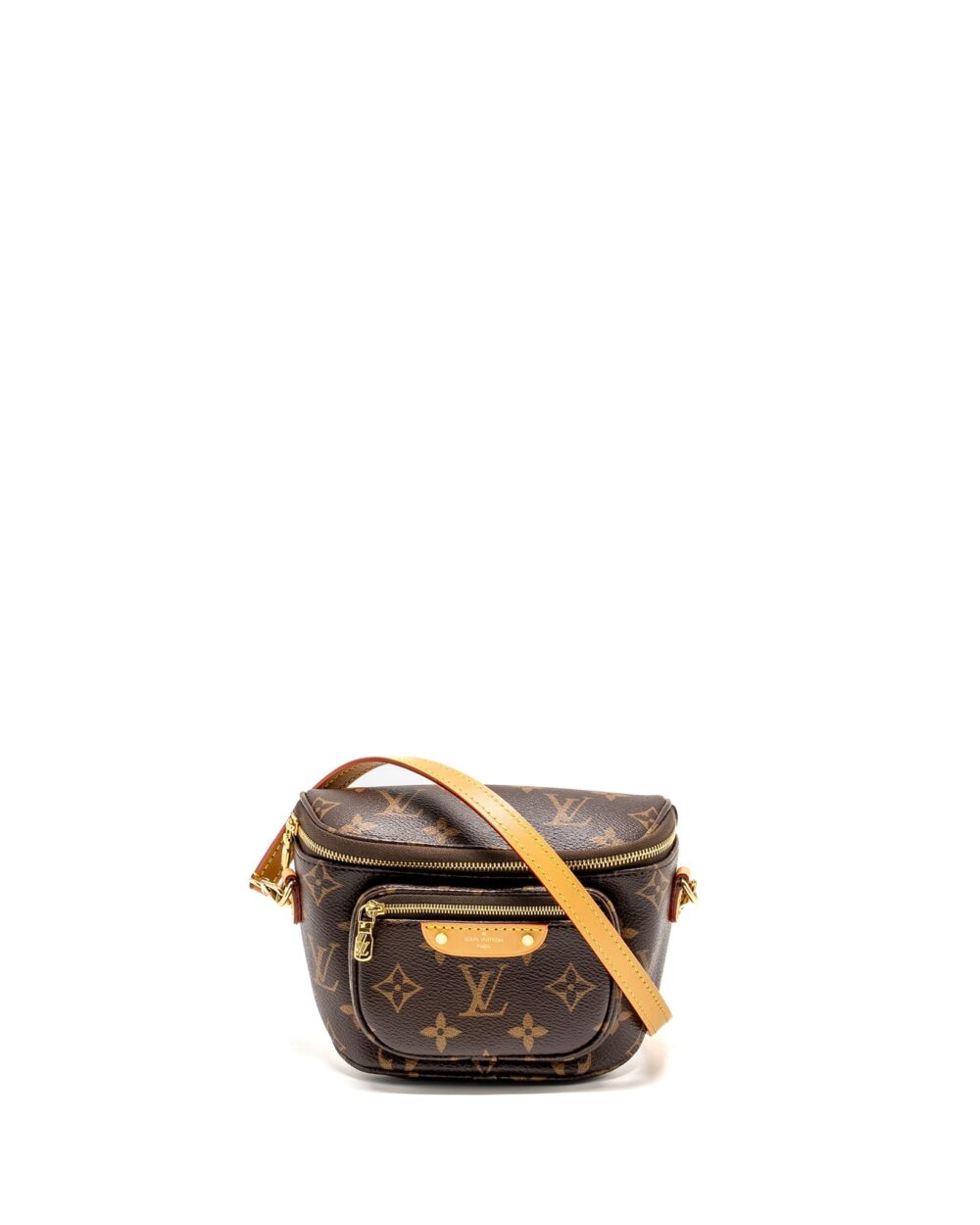 AAA Replica Louis Vuitton LV MINI BUMBAG MONOGRAM CANVAS GHW