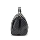 AAA Replica Louis Vuitton LV KEEPALL BANDOULIERE 45 DAMIER GRAPHITE CANVAS BLACK SHW