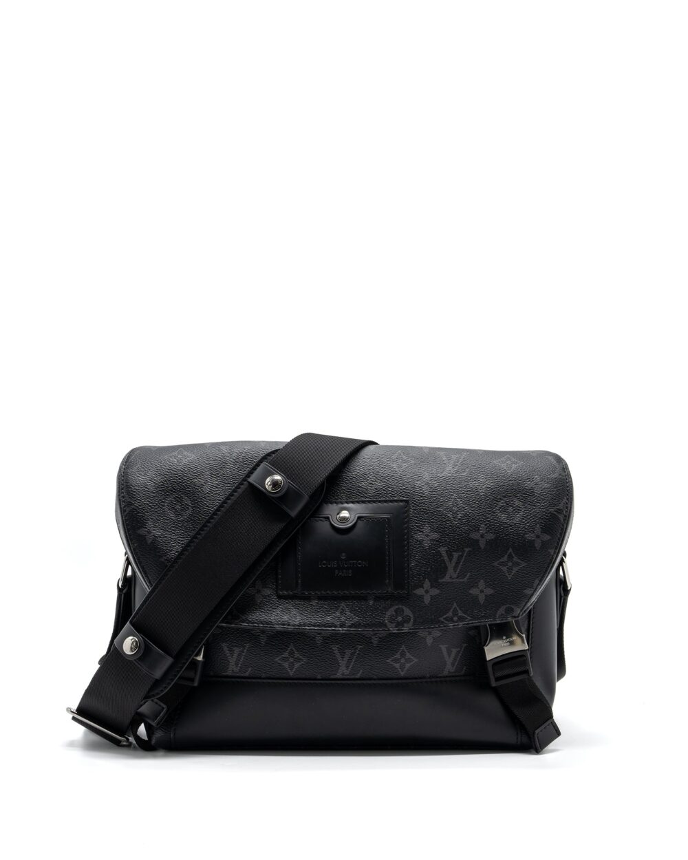AAA Replica Louis Vuitton LV MESSENGER PM VOYOGER MONOGRAM ECLIPSE CANVAS BLACK SHW