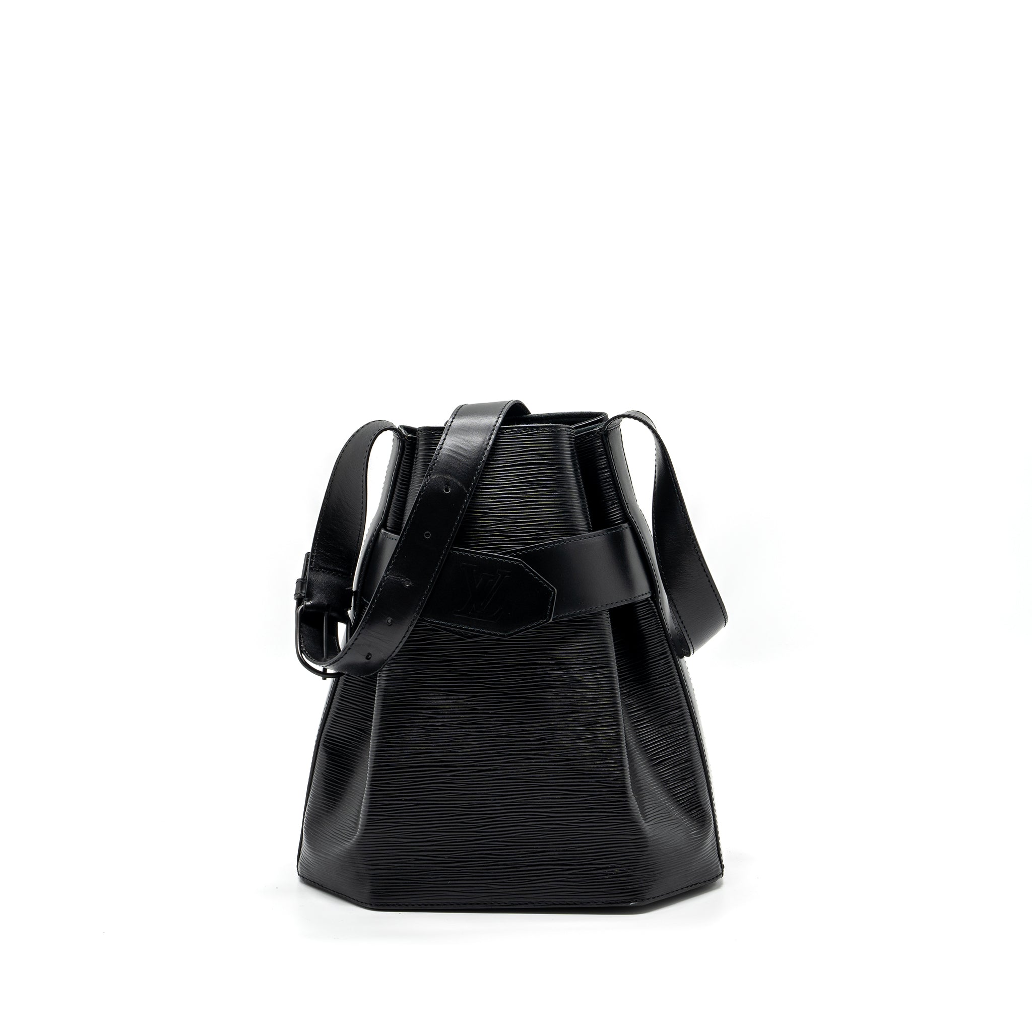 AAA Replica Louis Vuitton LV VINTAGE SAC SEAU BUCKET CROSSBODY BADGE EPI BLACK SHW