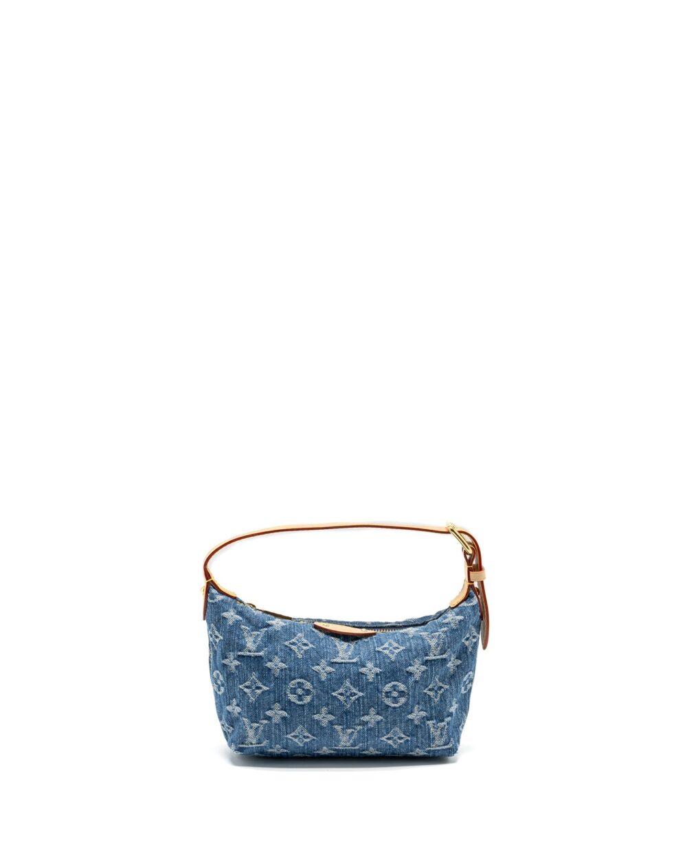 AAA Replica Louis Vuitton LV HILLS POCHETTE MONOGRAM DENIM BLUE GHW