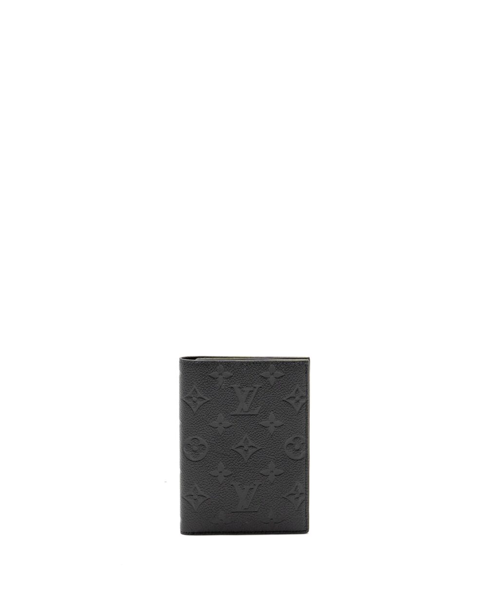 AAA Replica Louis Vuitton LV PASSPORT COVER MONOGRAM EMPREINTE LEATHER BLACK