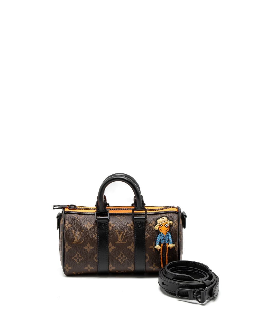 AAA Replica Louis Vuitton LV KEEPALL XS ZOOM WITH FRIENDS MONOGRAM CANVAS BLACK HARDWARE (NEW VERSION)