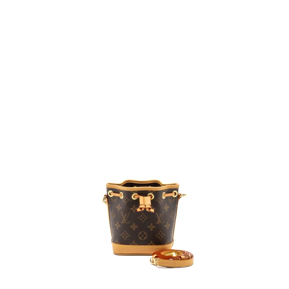 AAA Replica Louis Vuitton LV NANO NOE MONOGRAM CANVAS GHW (NEW VERSION)