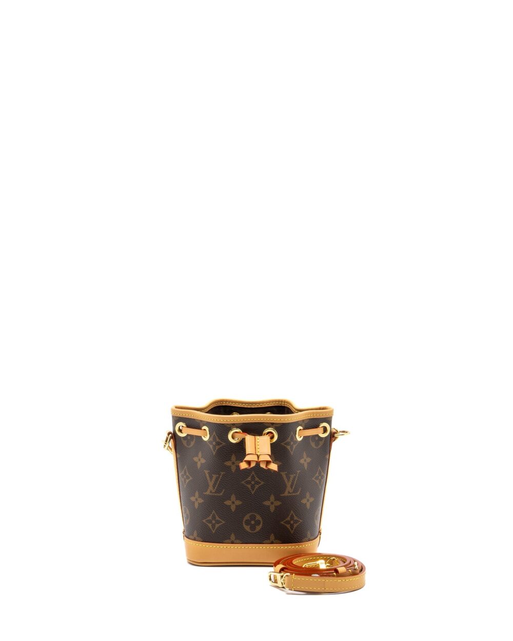 AAA Replica Louis Vuitton LV NANO NOE MONOGRAM CANVAS GHW (NEW VERSION)