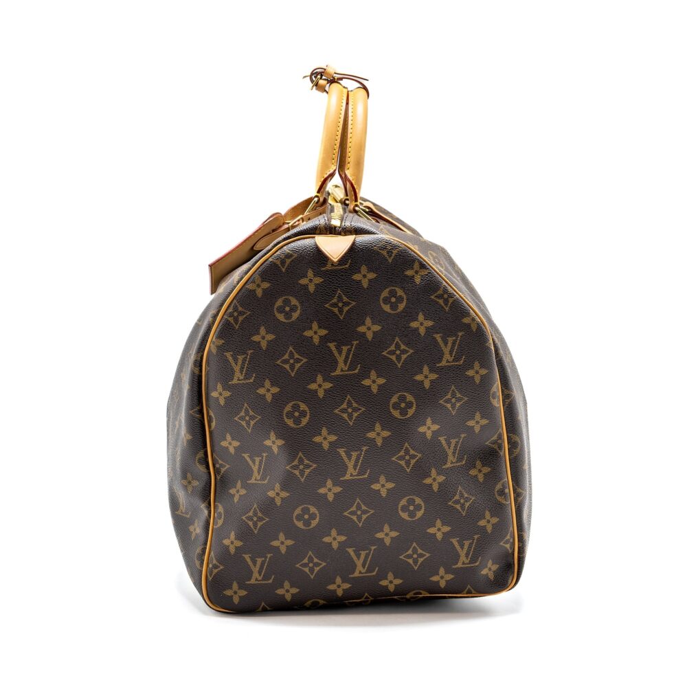 AAA Replica Louis Vuitton LV KEEPALL 55 MONOGRAM CANVAS GHW