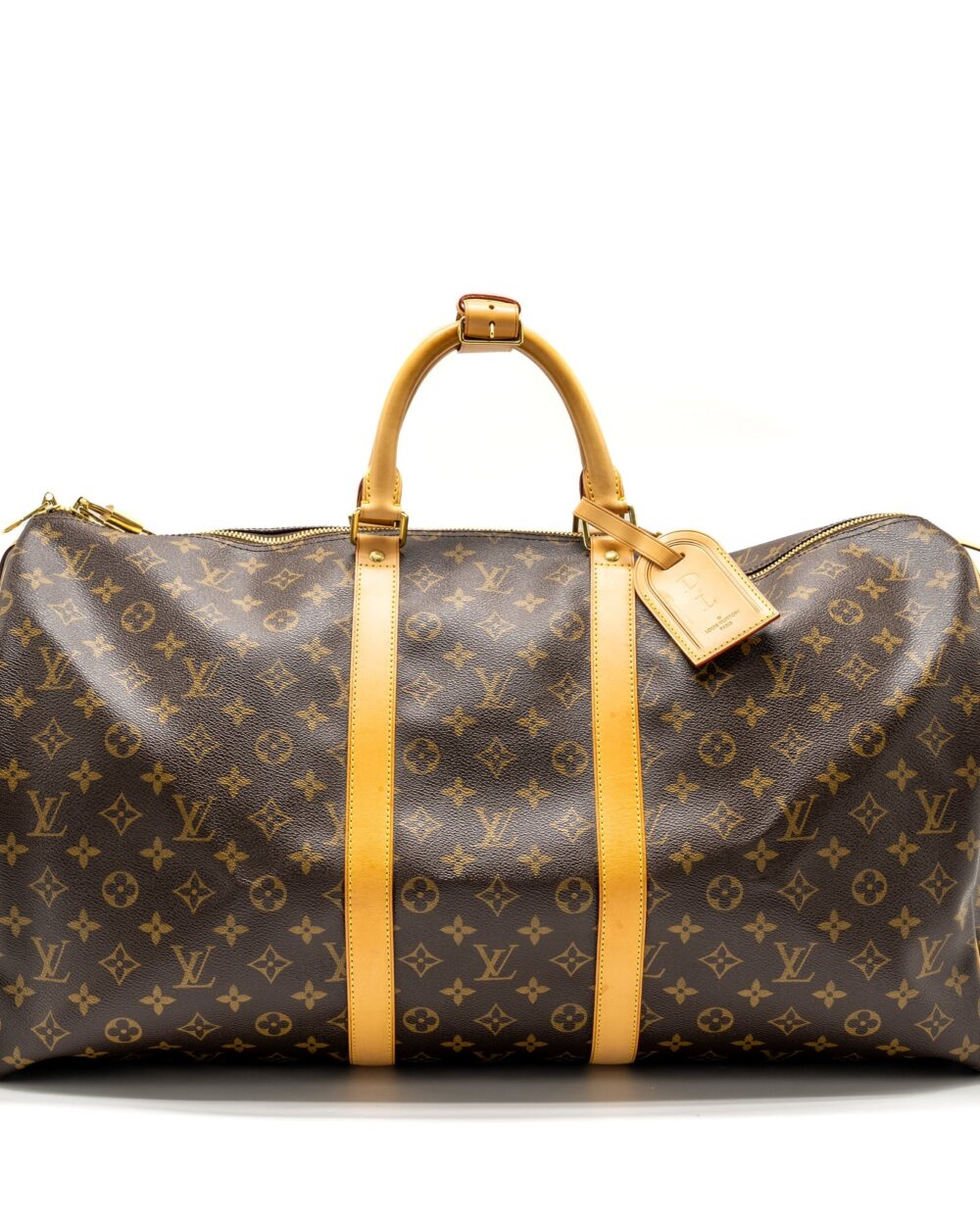 AAA Replica Louis Vuitton LV KEEPALL 55 MONOGRAM CANVAS GHW
