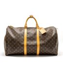 AAA Replica Louis Vuitton LV KEEPALL 55 MONOGRAM CANVAS GHW