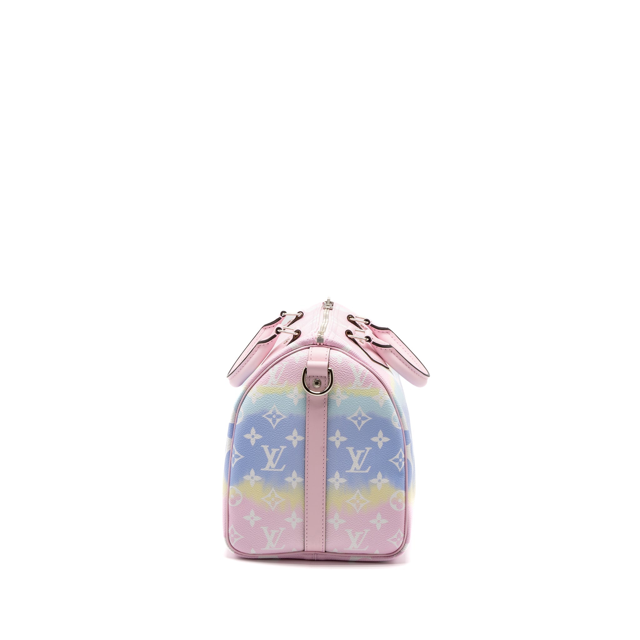 AAA Replica Louis Vuitton LV SPEEDY BANDOULIERE 30 MONOGRAM ESCAL GIANT CANVAS PASTEL PINK SHW