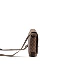 AAA Replica Louis Vuitton LV BROOKLYN PM MESSENGER BAG DAMIER EBENE CANVAS BROWN HARDWARE