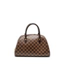 AAA Replica Louis Vuitton LV RIBERA MM TOTE DAMIER EBENE CANVAS GHW