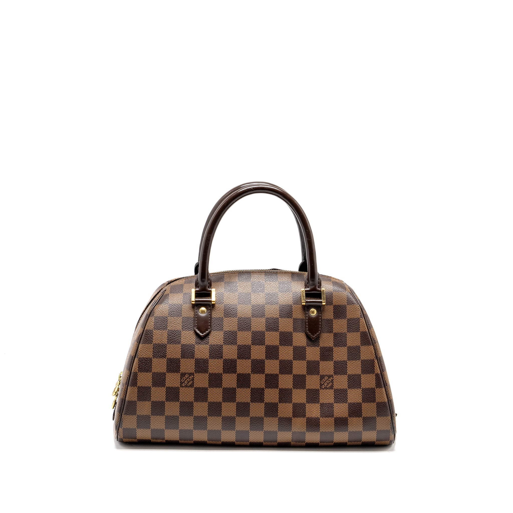 AAA Replica Louis Vuitton LV RIBERA MM TOTE DAMIER EBENE CANVAS GHW