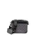 AAA Replica Louis Vuitton LV TRIO MESSANGER MONOGRAM ECLIPSE CANVAS BLACK/GREY WITH BLACK HARDWARE