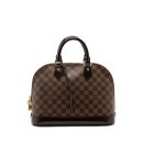 AAA Replica Louis Vuitton LV ALMA PM DAMIER EBENE GHW