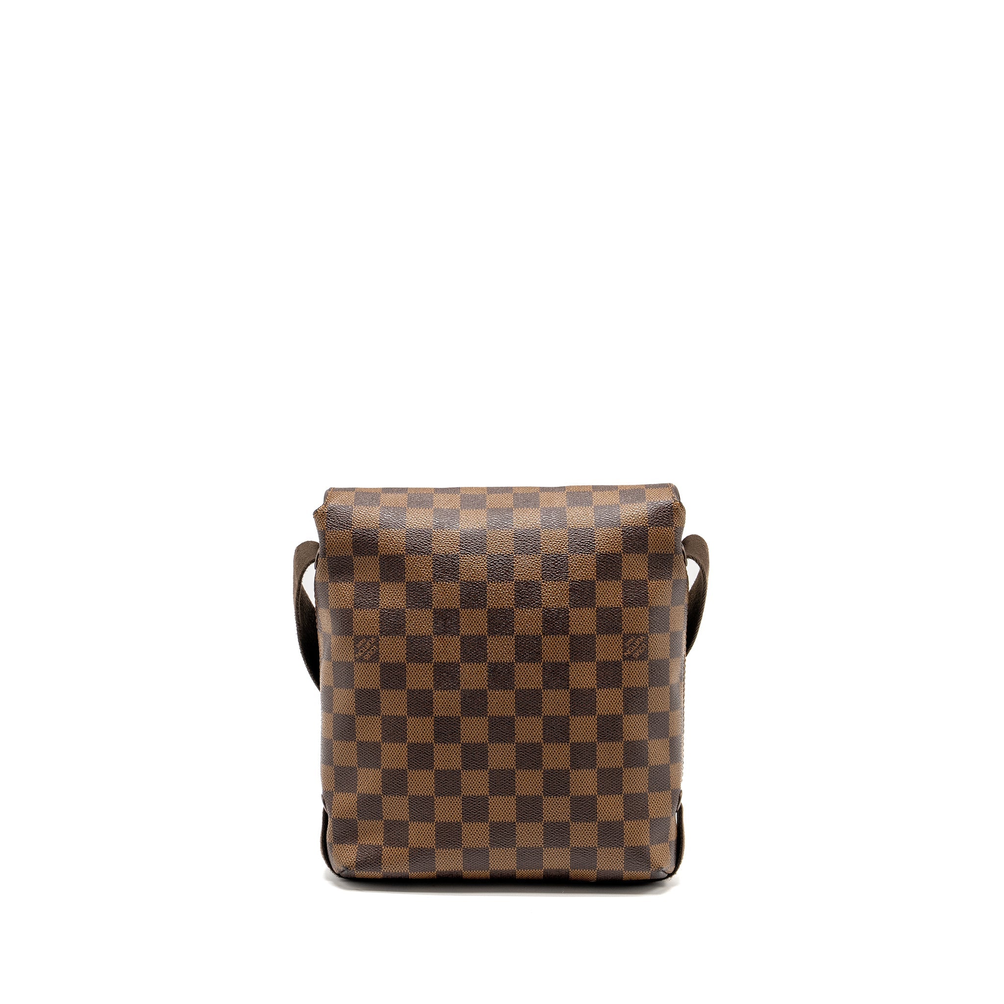 AAA Replica Louis Vuitton LV BROOKLYN PM MESSENGER BAG DAMIER EBENE CANVAS BROWN HARDWARE