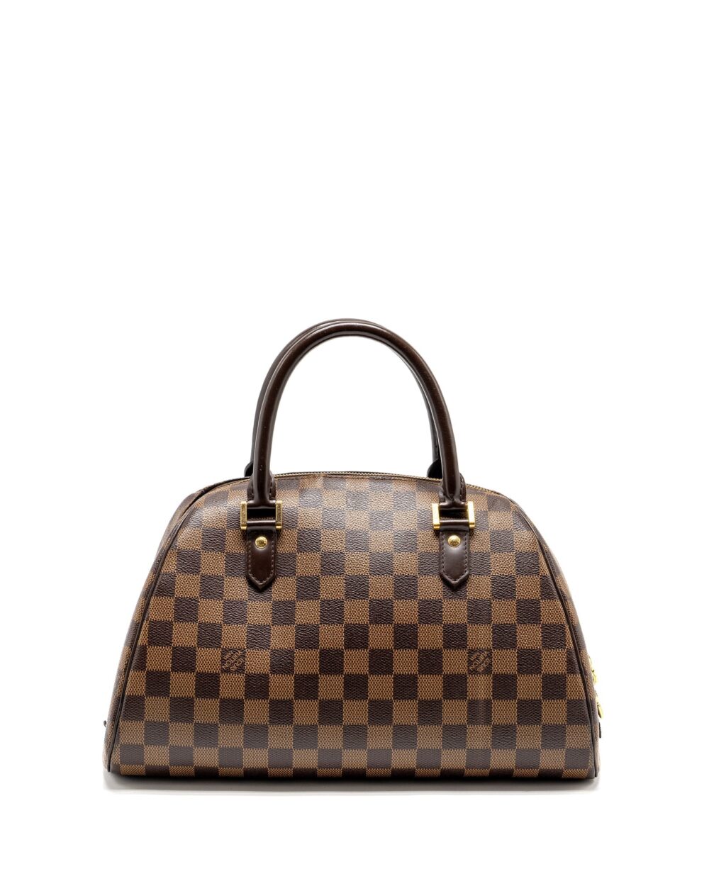 AAA Replica Louis Vuitton LV RIBERA MM TOTE DAMIER EBENE CANVAS GHW
