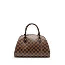 AAA Replica Louis Vuitton LV RIBERA MM TOTE DAMIER EBENE CANVAS GHW