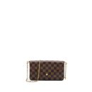 AAA Replica Louis Vuitton LV FELICIE POCHETTE DAMIER EBENE CANVAS GHW