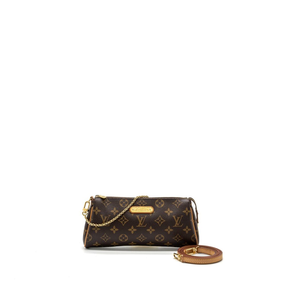 AAA Replica Louis Vuitton LV EVA POCHETTE MONOGRAM CANVAS GHW