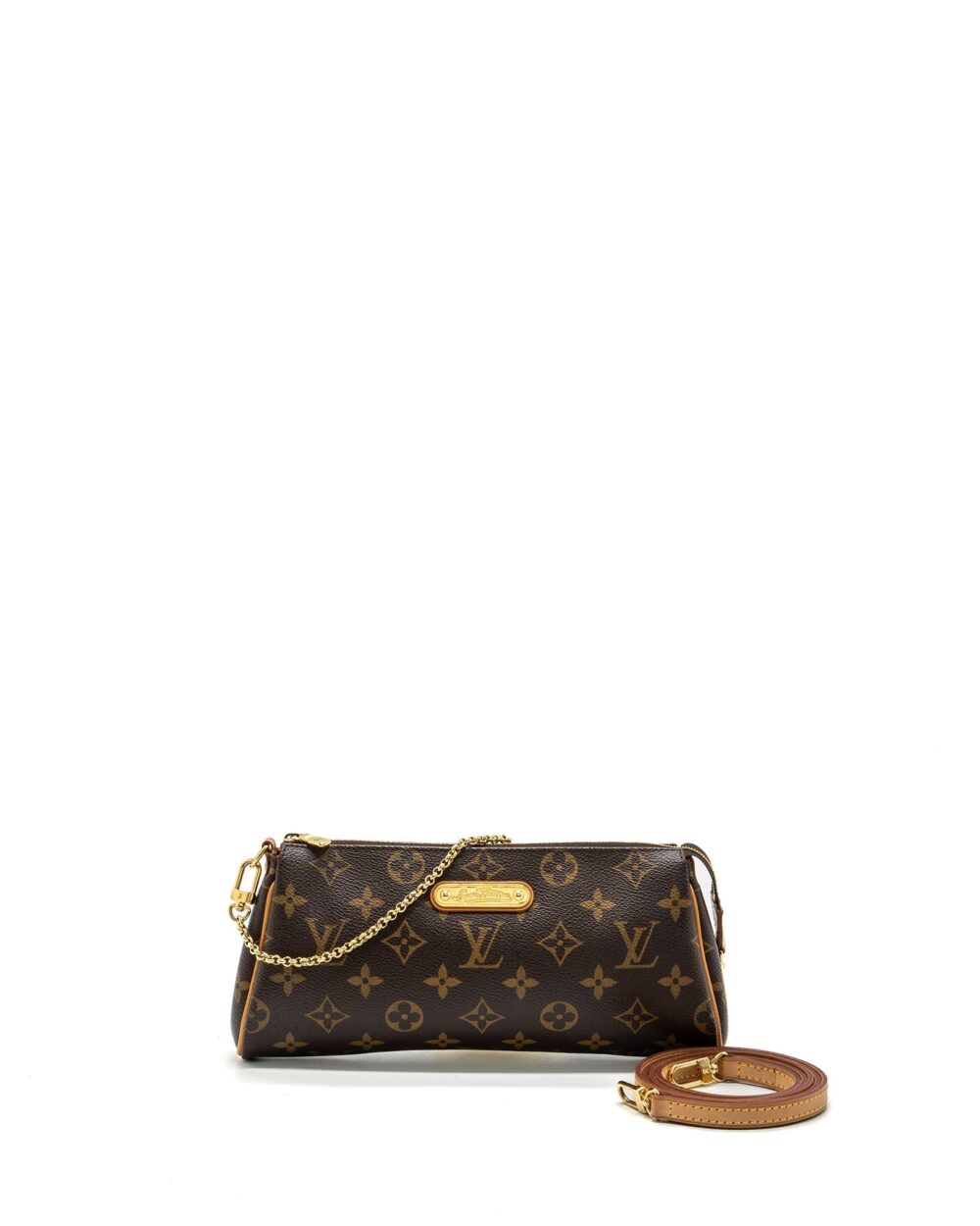 AAA Replica Louis Vuitton LV EVA POCHETTE MONOGRAM CANVAS GHW