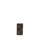 AAA Replica Louis Vuitton LV X NIGO BRAZZA LONG WALLET LIMITED EDITION GIANT DAMIER EBENE COATED CANVAS BLACK HARDWARE