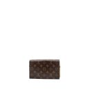 AAA Replica Louis Vuitton LV FLORE CHAIN WALLET MONOGRAM CANVAS/ DARK RED GHW