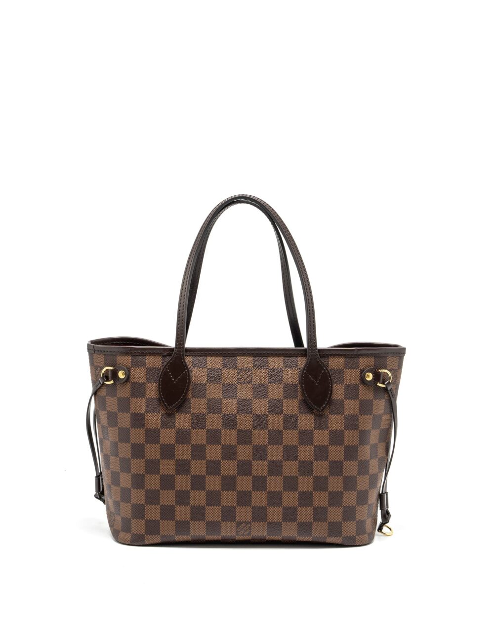 AAA Replica Louis Vuitton LV NEVERFULL PM DAMIER EBENE CANVAS GHW