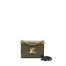AAA Replica Louis Vuitton LV TWIST MM EPI OLIVE/WHITE GHW