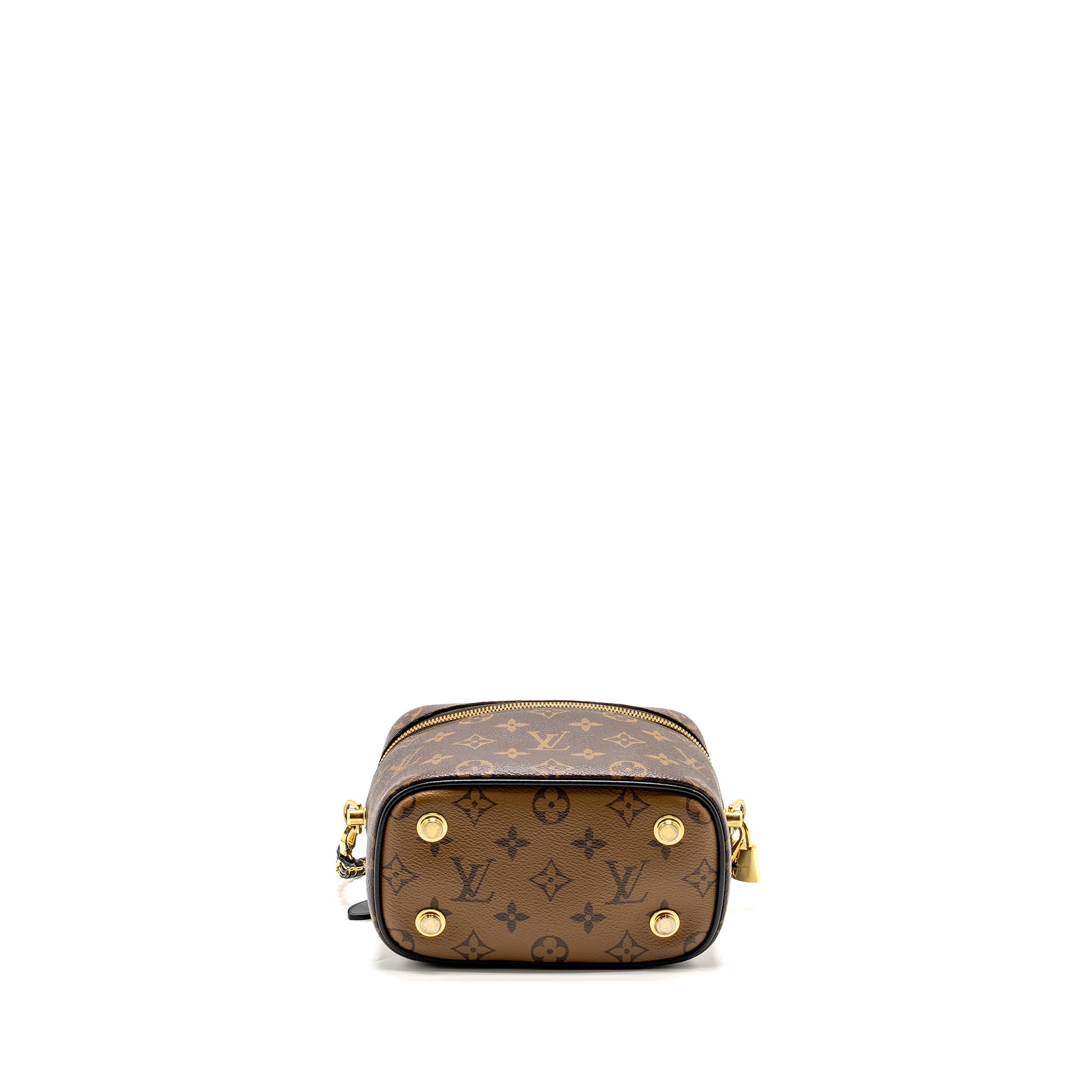 AAA Replica Louis Vuitton LV VANITY CASE PM MONOGRAM REVERSE CANVAS GHW