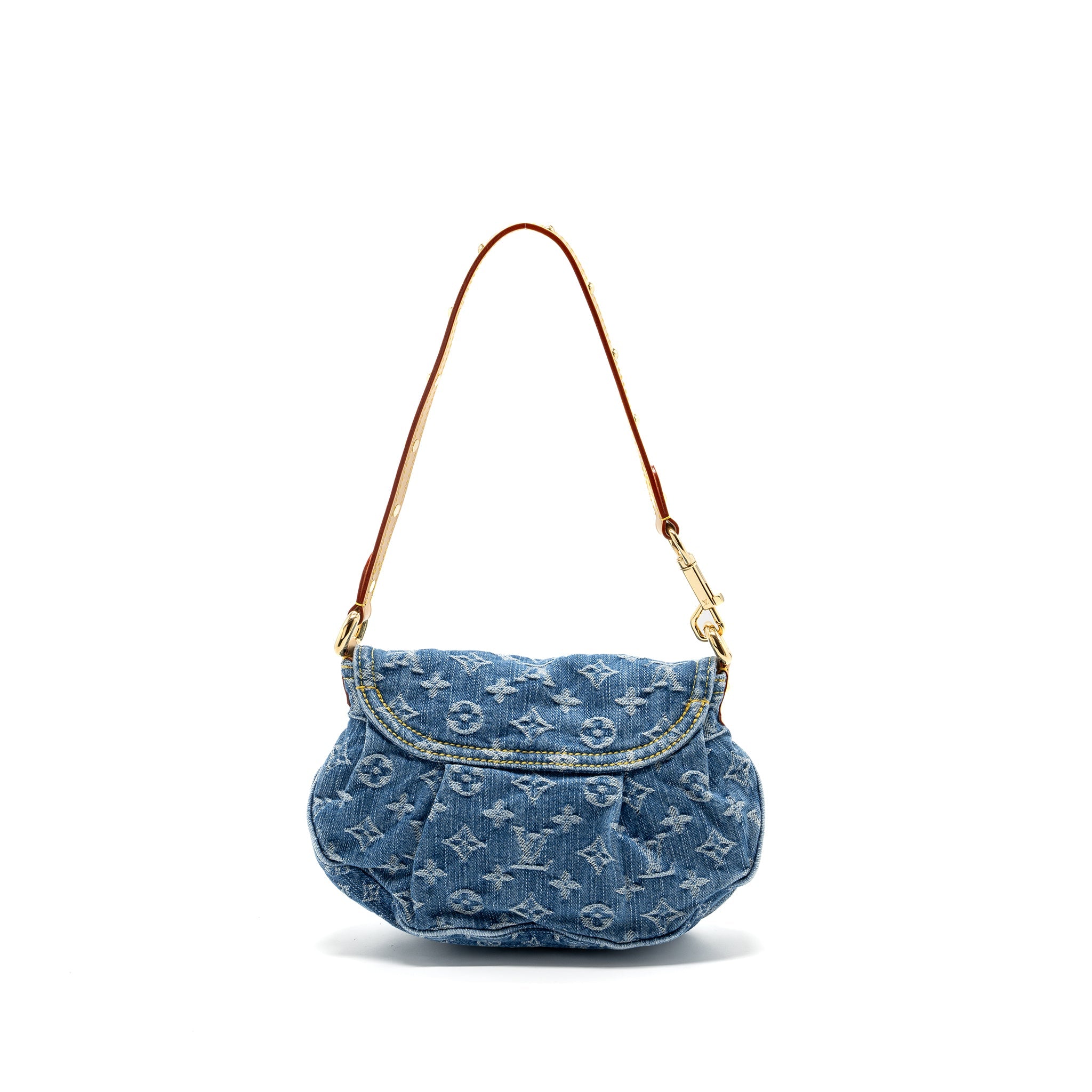 AAA Replica Louis Vuitton LV SUNSET BAG DENIM BLUE GHW (NEW VERSION)