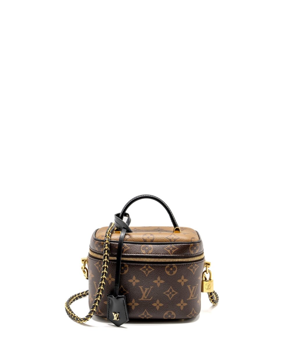 AAA Replica Louis Vuitton LV VANITY CASE PM MONOGRAM REVERSE CANVAS GHW